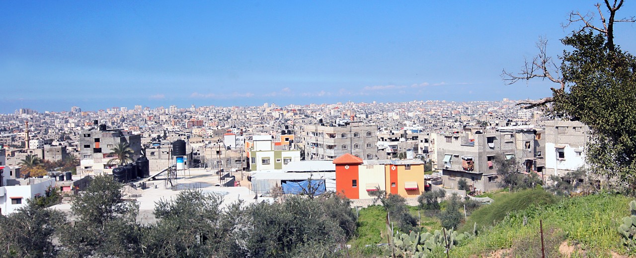 Blick über Gaza-Stadt