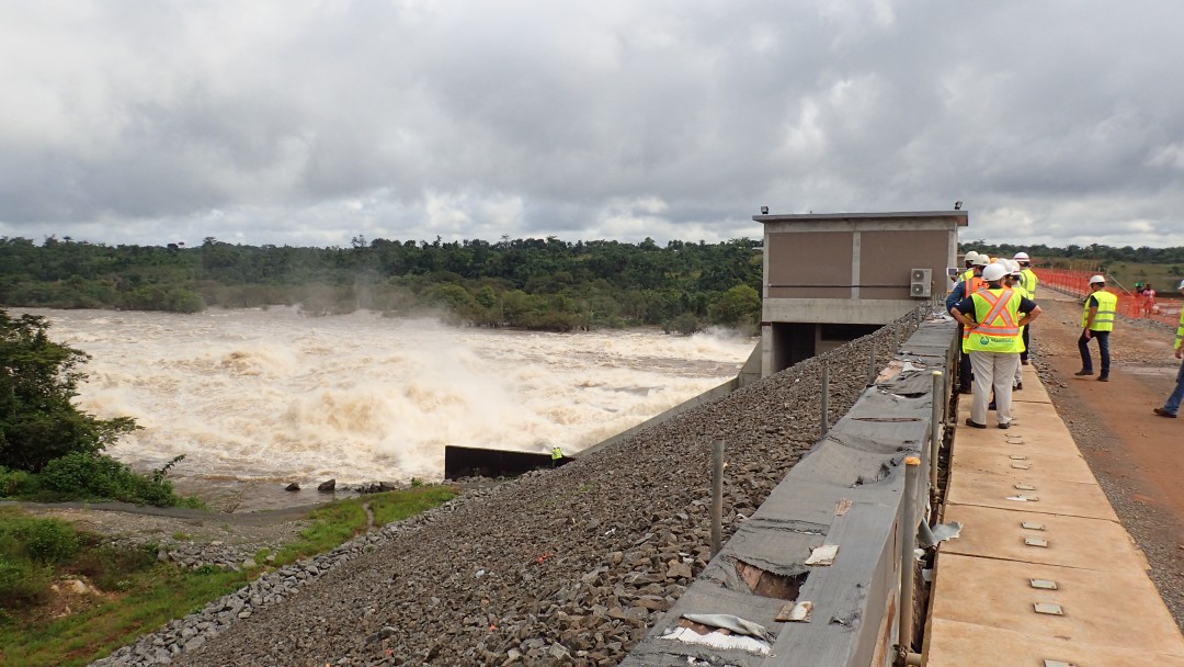 A hydropower plant in Liberia