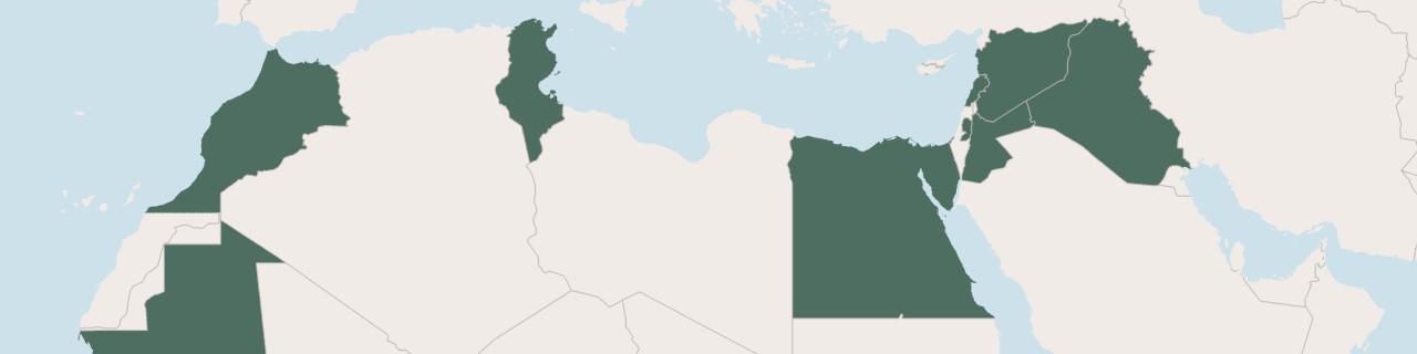 Map of the MENA-Region